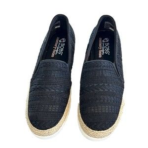 Bobs from Skechers Womens Flexpadrille 3.0 Slip On Black Fabric SN113237 SZ. 9.5